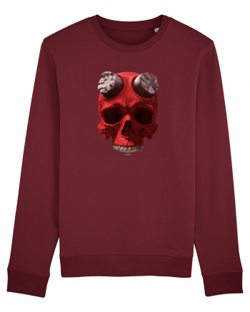 Craniu roșu - skull red 07 Burgundy