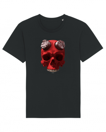 Craniu roșu - skull red 07 Black