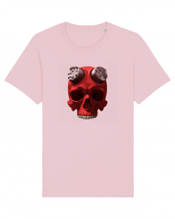 Craniu roșu - skull red 07 Cotton Pink