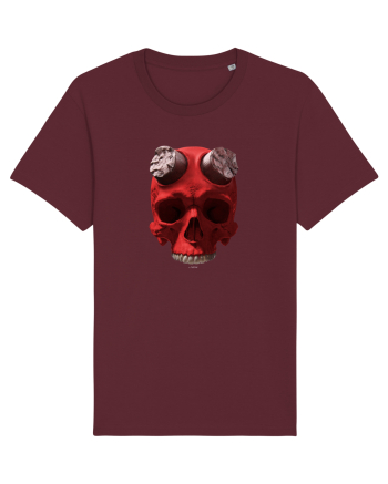 Craniu roșu - skull red 07 Burgundy