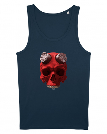 Craniu roșu - skull red 07 Navy