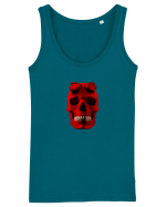 Craniu roșu - skull red 04 Maiou Damă Dreamer