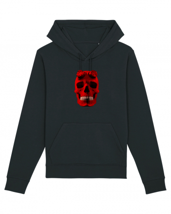 Craniu roșu - skull red 04 Black