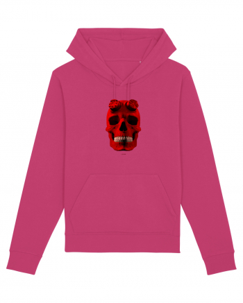 Craniu roșu - skull red 04 Raspberry