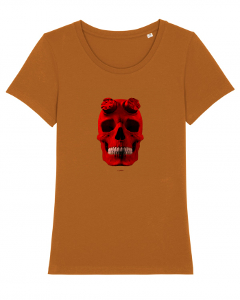 Craniu roșu - skull red 04 Roasted Orange