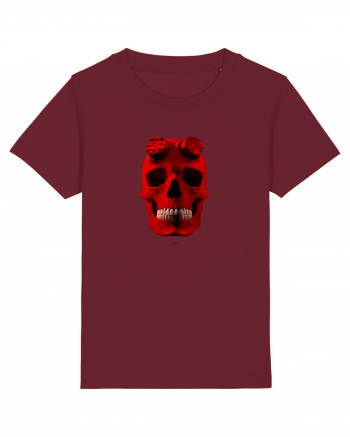 Craniu roșu - skull red 04 Burgundy