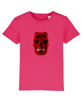 Craniu roșu - skull red 04 Raspberry