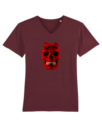 Craniu roșu - skull red 04 Burgundy