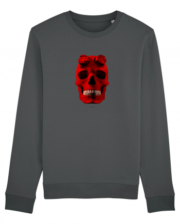 Craniu roșu - skull red 04 Anthracite