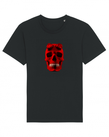 Craniu roșu - skull red 04 Black