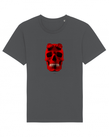 Craniu roșu - skull red 04 Anthracite