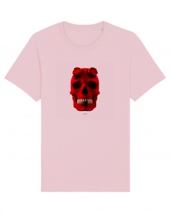 Craniu roșu - skull red 04 Cotton Pink