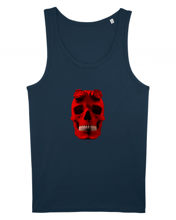 Craniu roșu - skull red 04 Navy