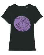 birdy_VII-2 Tricou mânecă scurtă guler larg fitted Damă Expresser