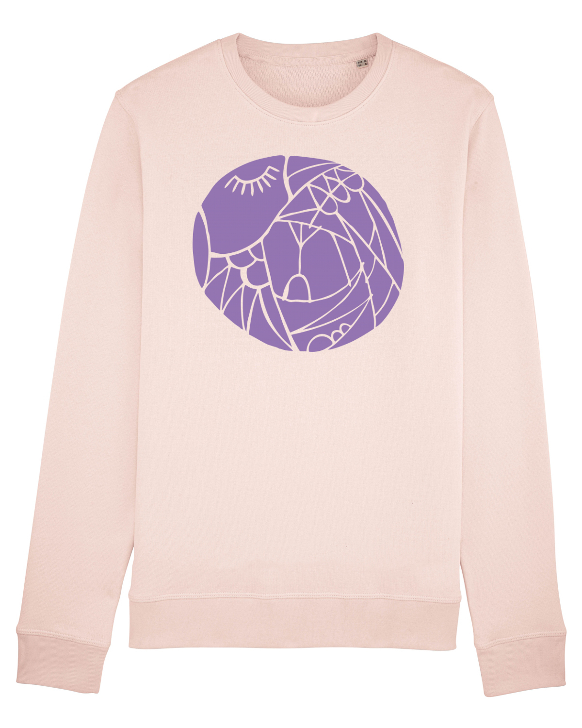 Bluză mânecă lungă Unisex Rise Candy Pink
