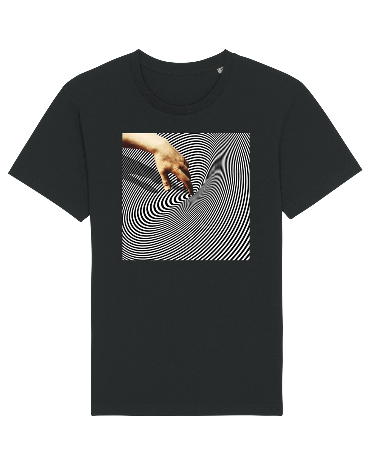 Tricou mânecă scurtă Unisex Rocker Black