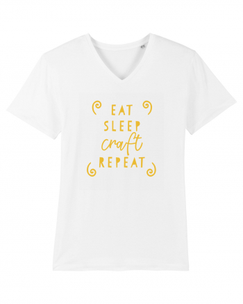 Eat, Sleep, Craft, Repeat White