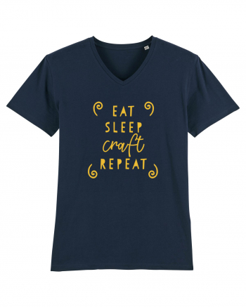 Eat, Sleep, Craft, Repeat French Navy