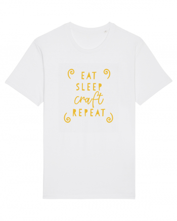 Eat, Sleep, Craft, Repeat White