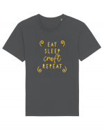 Eat, Sleep, Craft, Repeat Tricou mânecă scurtă Unisex Rocker