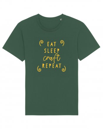 Eat, Sleep, Craft, Repeat Bottle Green