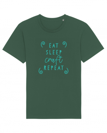 Eat, Sleep, Craft, Repeat ! Bottle Green