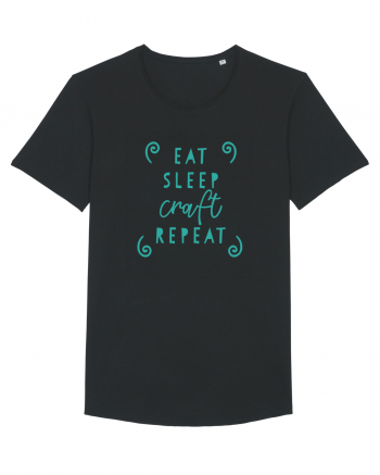 Eat, Sleep, Craft, Repeat ! Black