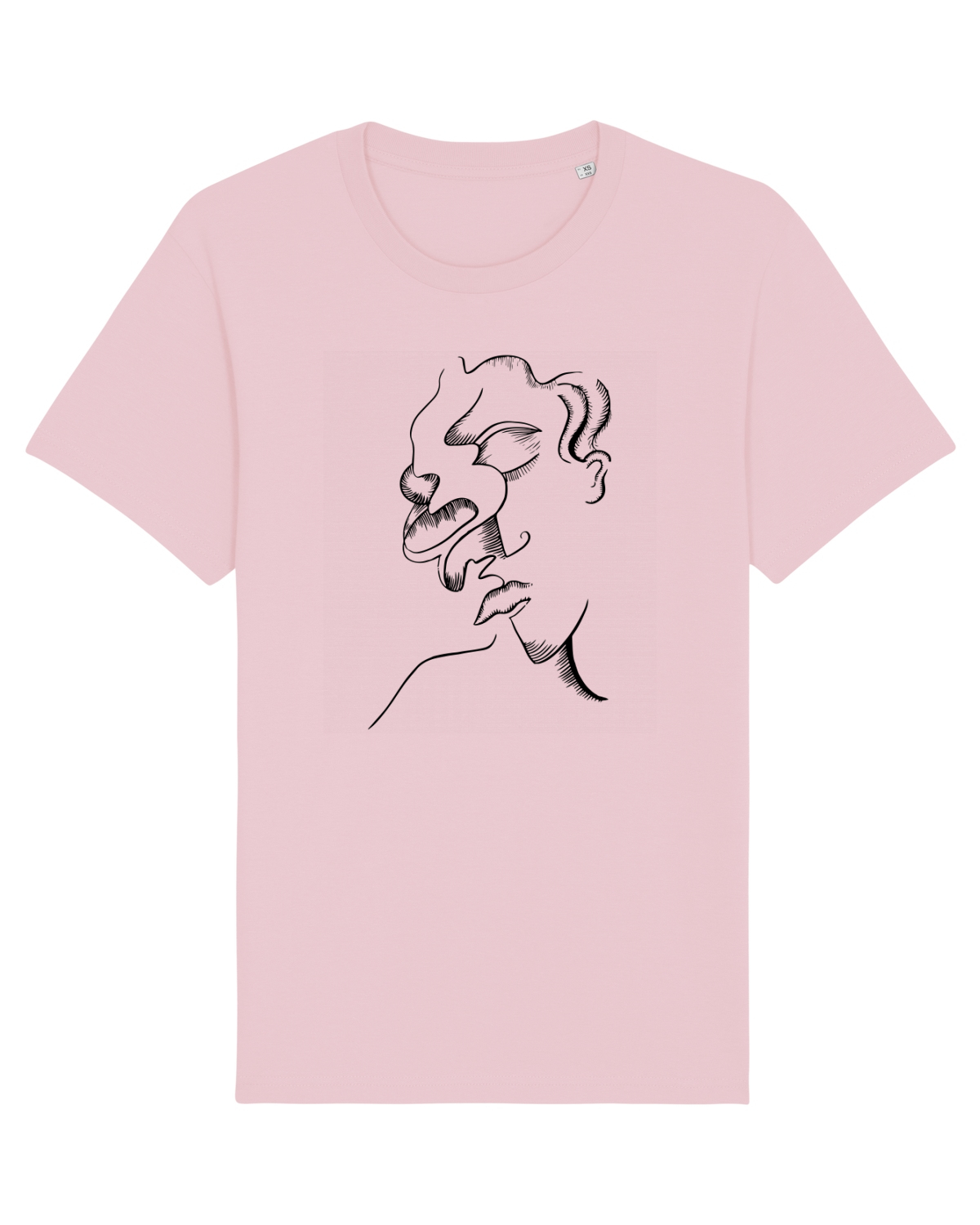 Tricou mânecă scurtă Unisex Rocker Cotton Pink