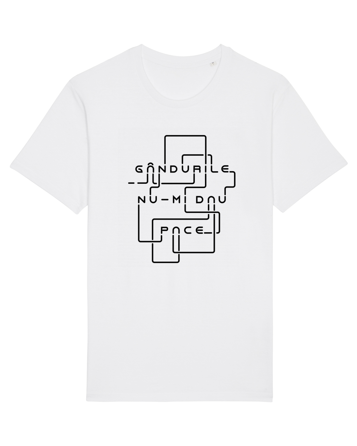Tricou mânecă scurtă Unisex Rocker White