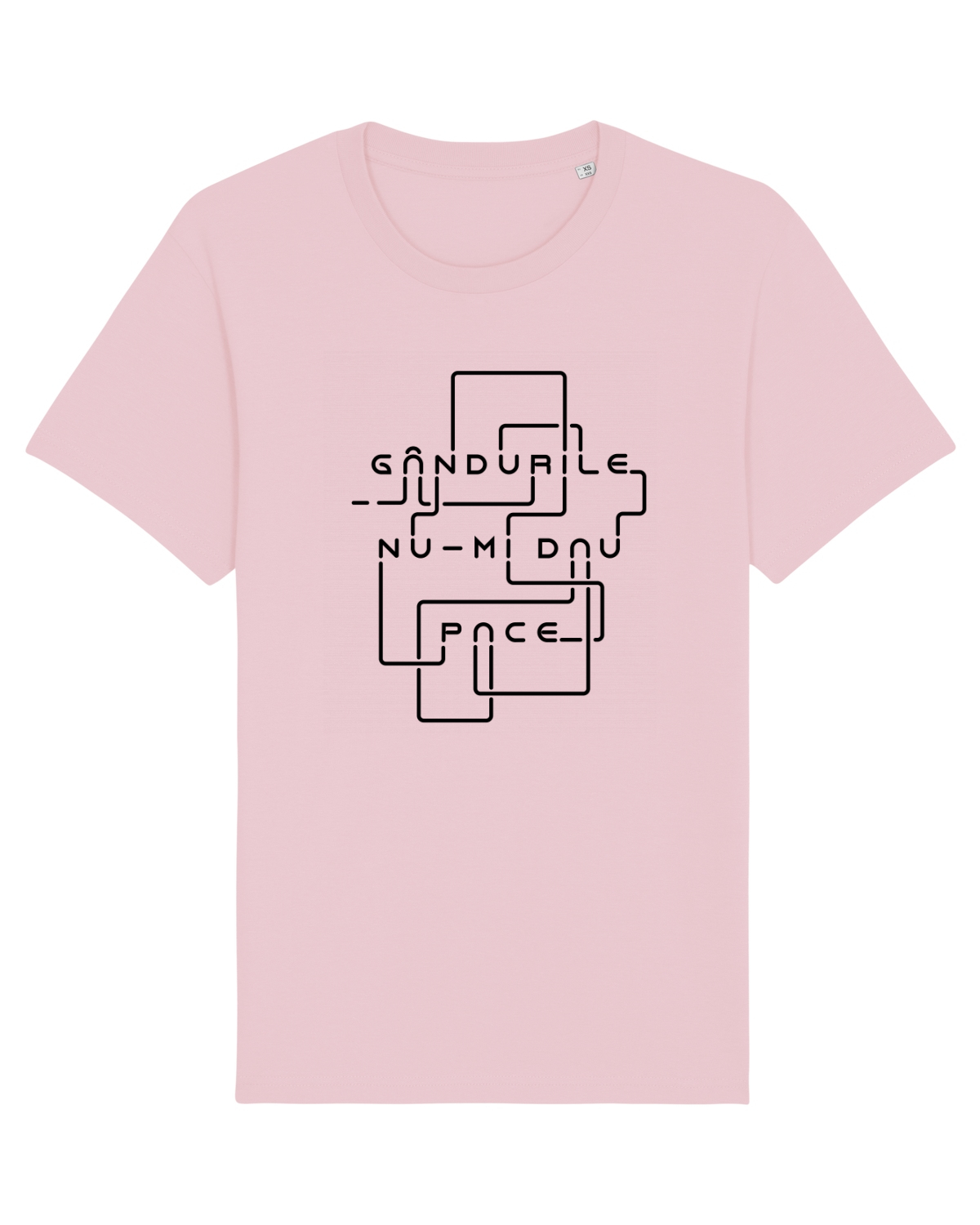 Tricou mânecă scurtă Unisex Rocker Cotton Pink