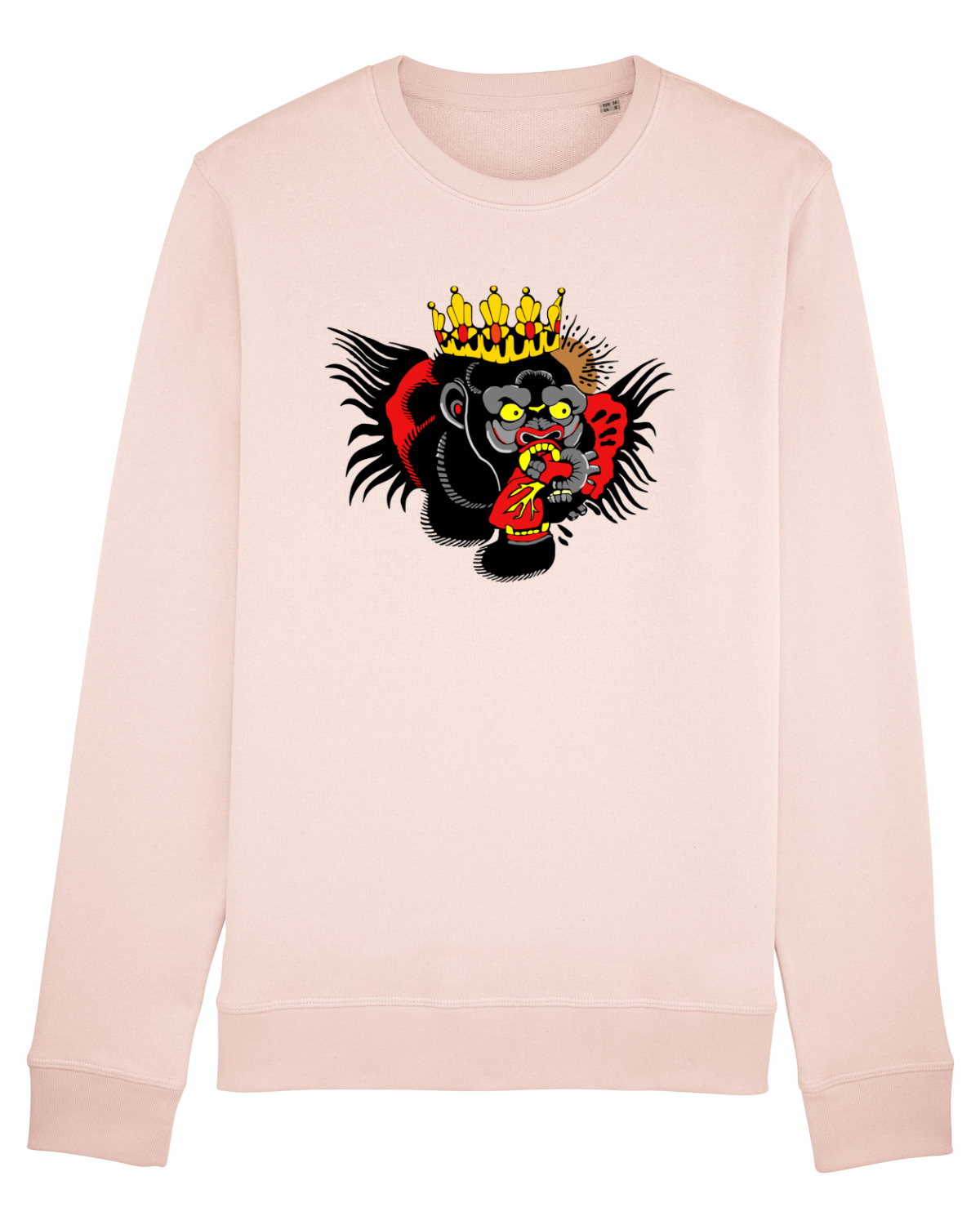 Bluză mânecă lungă Unisex Rise Candy Pink