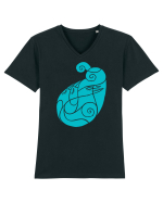 birdyes_I-2 Tricou mânecă scurtă guler V Bărbat Presenter