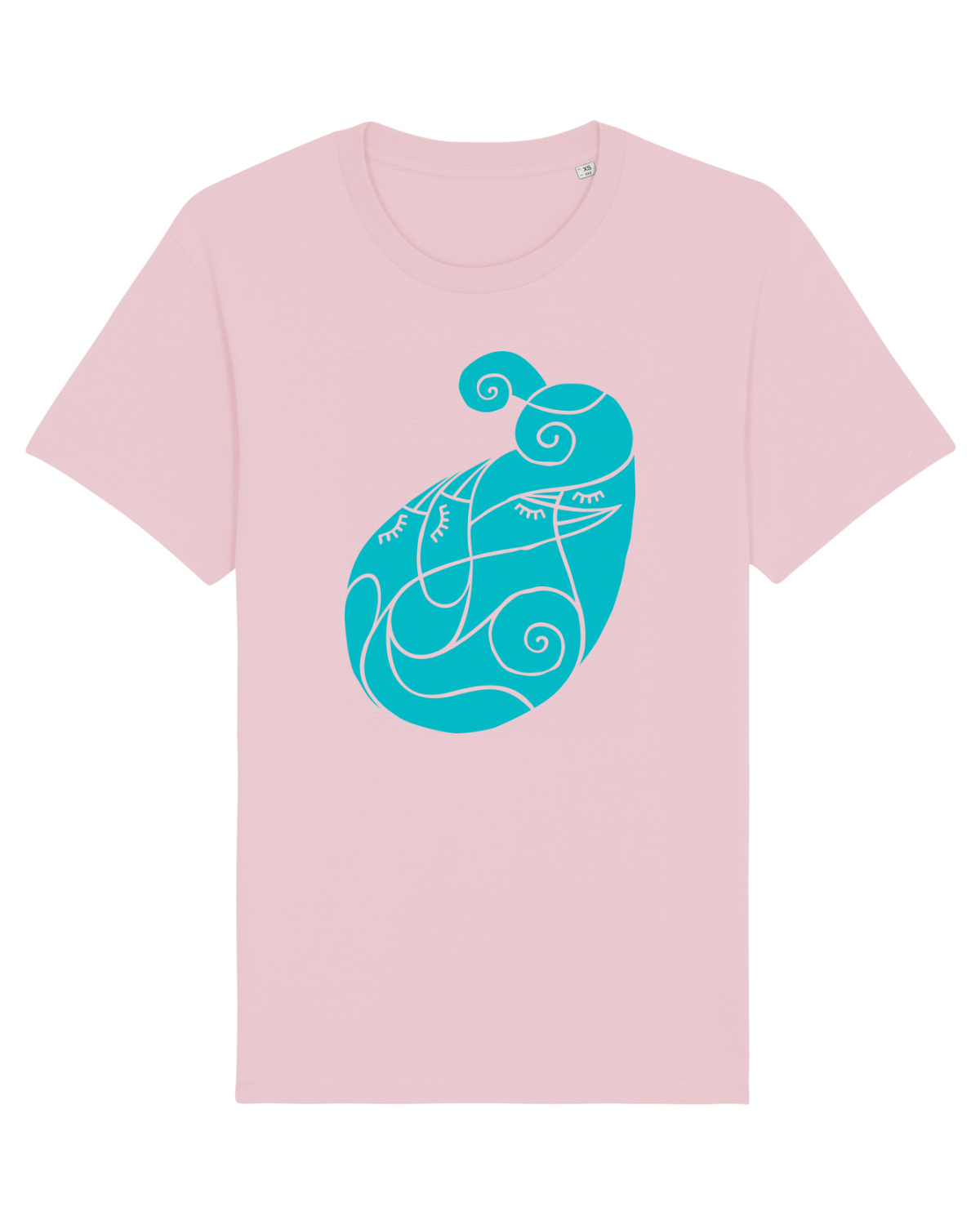 Tricou mânecă scurtă Unisex Rocker Cotton Pink