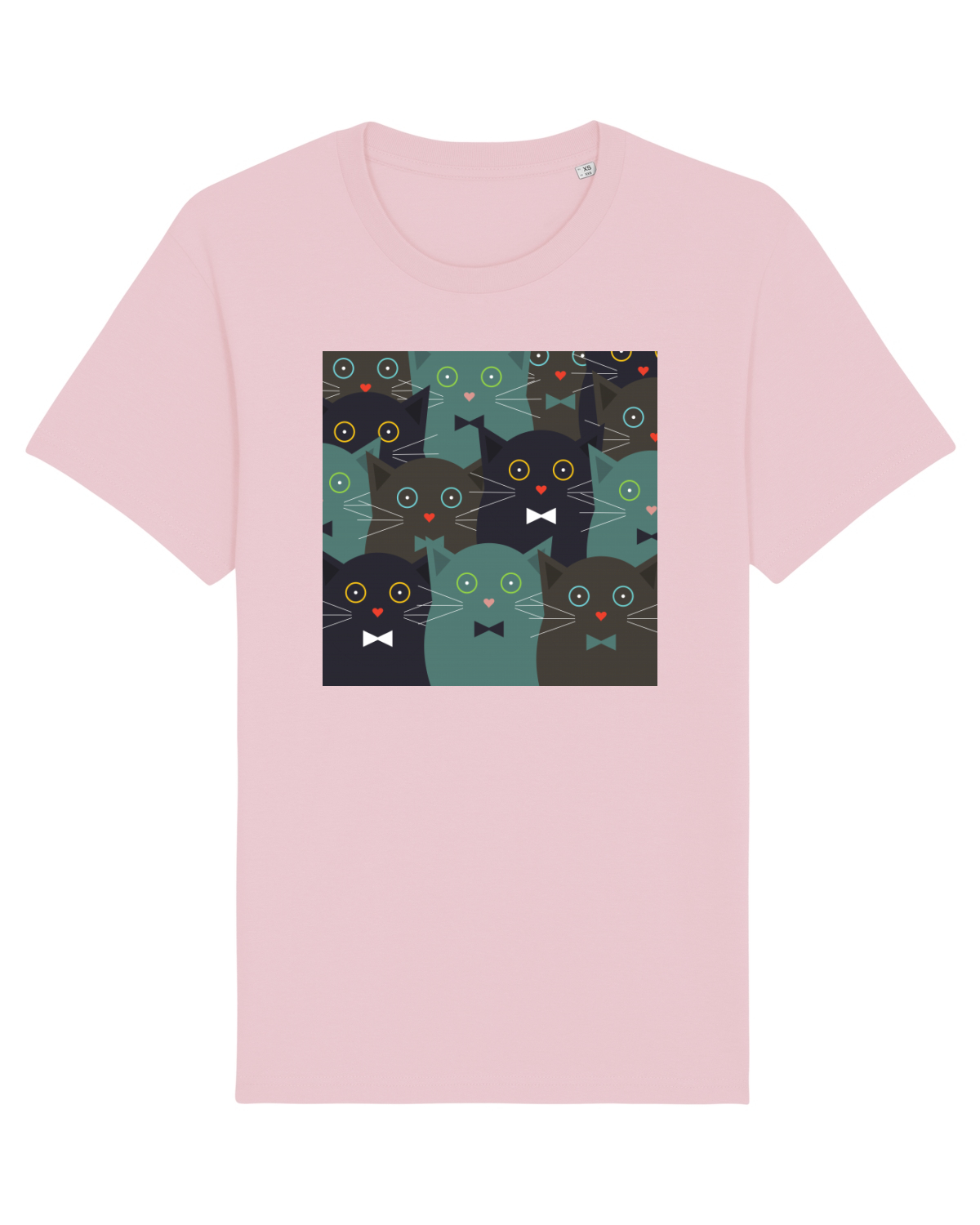 Tricou mânecă scurtă Unisex Rocker Cotton Pink