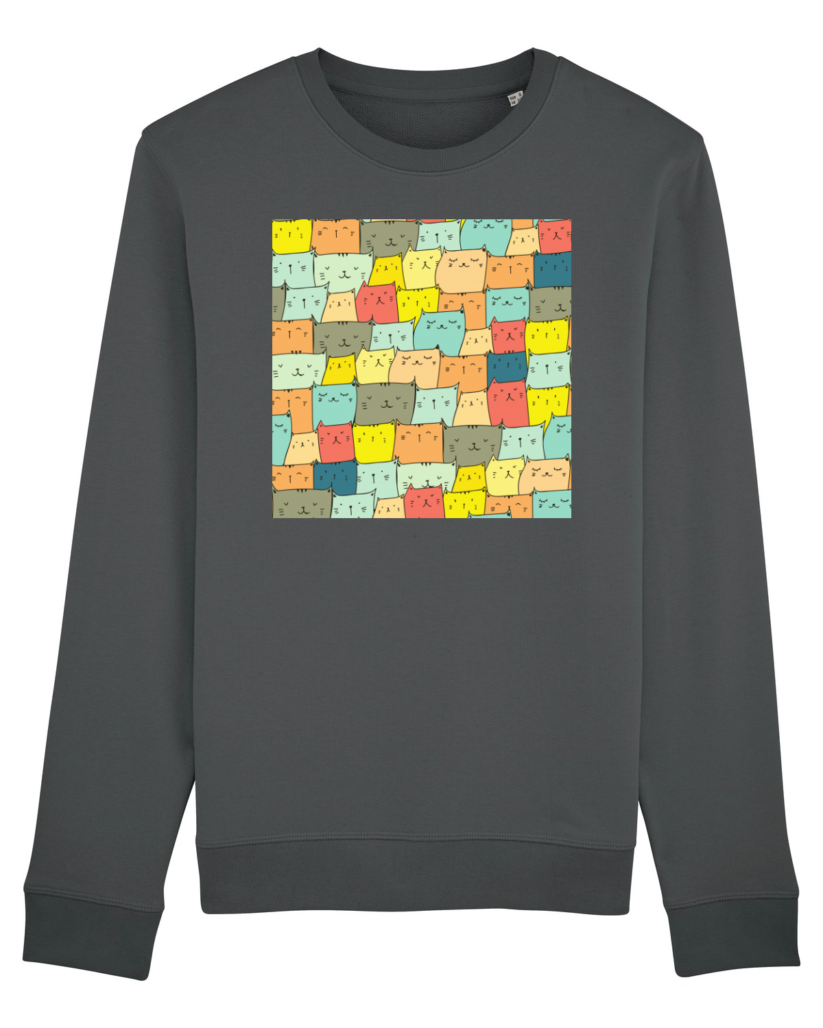 Bluză mânecă lungă Unisex Rise Anthracite
