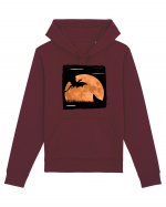 Moon dragon and wolf  Hanorac Unisex Drummer