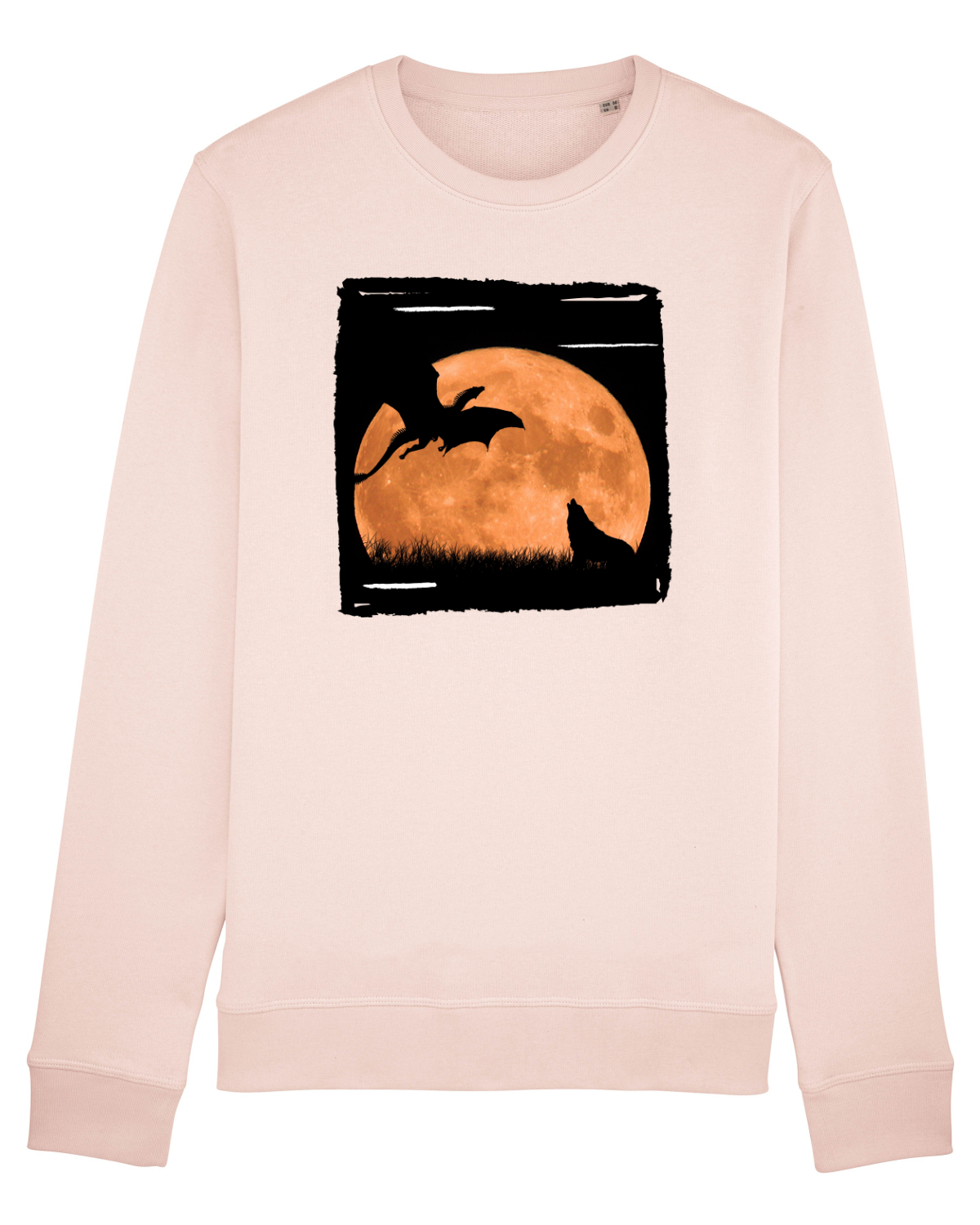 Bluză mânecă lungă Unisex Rise Candy Pink
