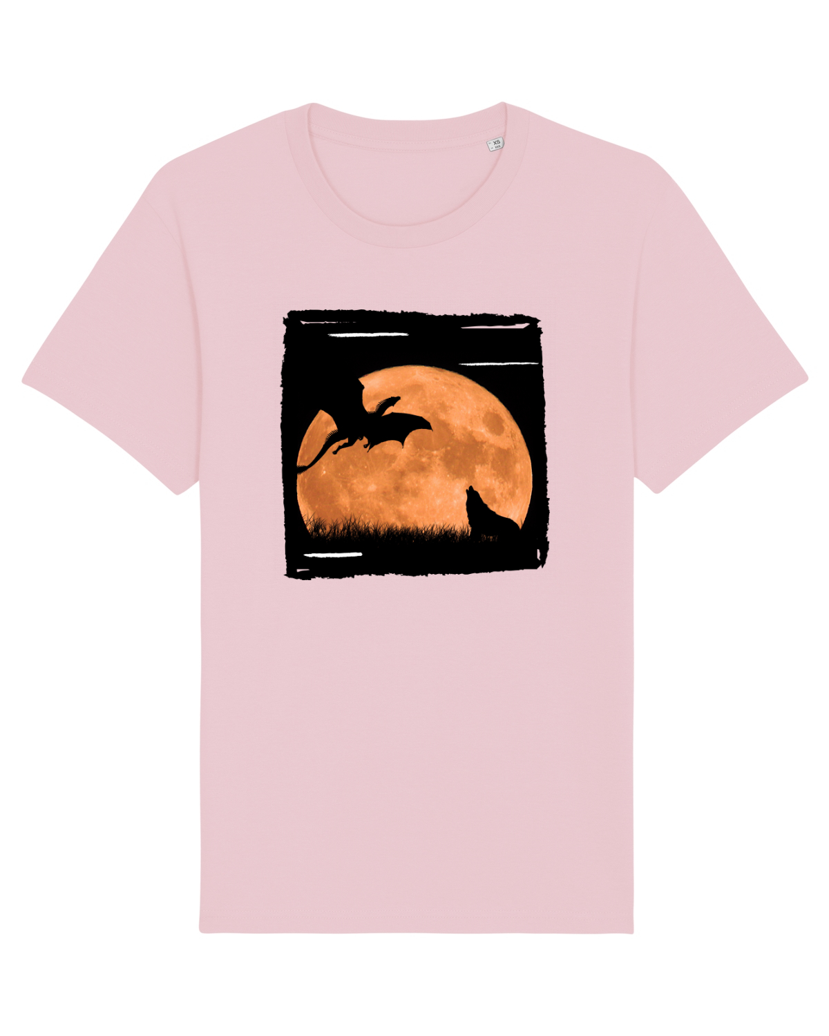 Tricou mânecă scurtă Unisex Rocker Cotton Pink