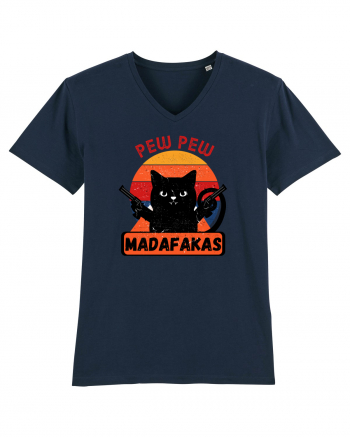 Pew Pew Madafakas Cat French Navy