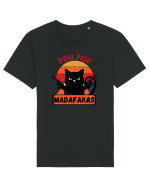 Pew Pew Madafakas Cat Tricou mânecă scurtă Unisex Rocker