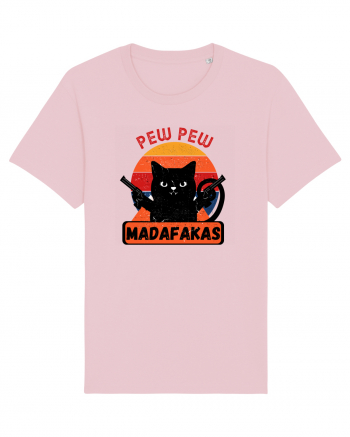 Pew Pew Madafakas Cat Cotton Pink