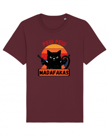 Pew Pew Madafakas Cat Burgundy