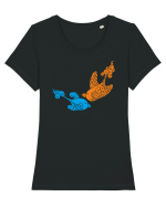 birdyes_II-2 Tricou mânecă scurtă guler larg fitted Damă Expresser