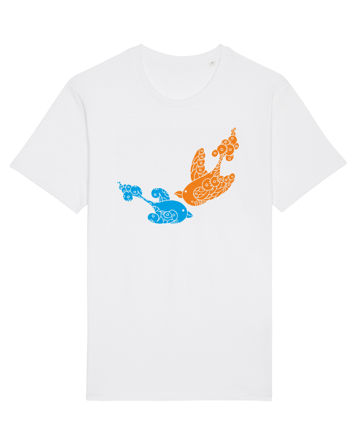 Tricou mânecă scurtă Unisex Rocker White