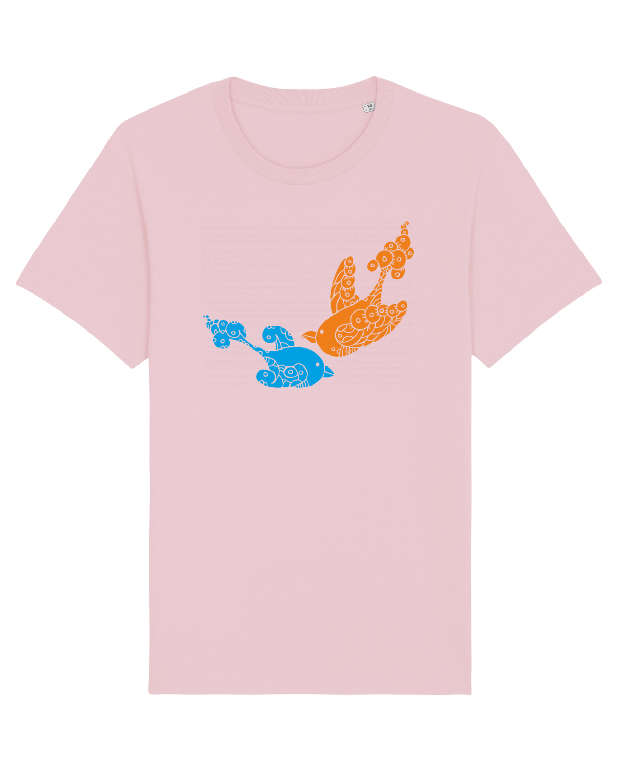 Tricou mânecă scurtă Unisex Rocker Cotton Pink