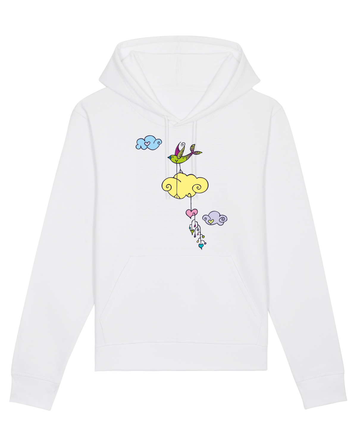 Hanorac Unisex Drummer White