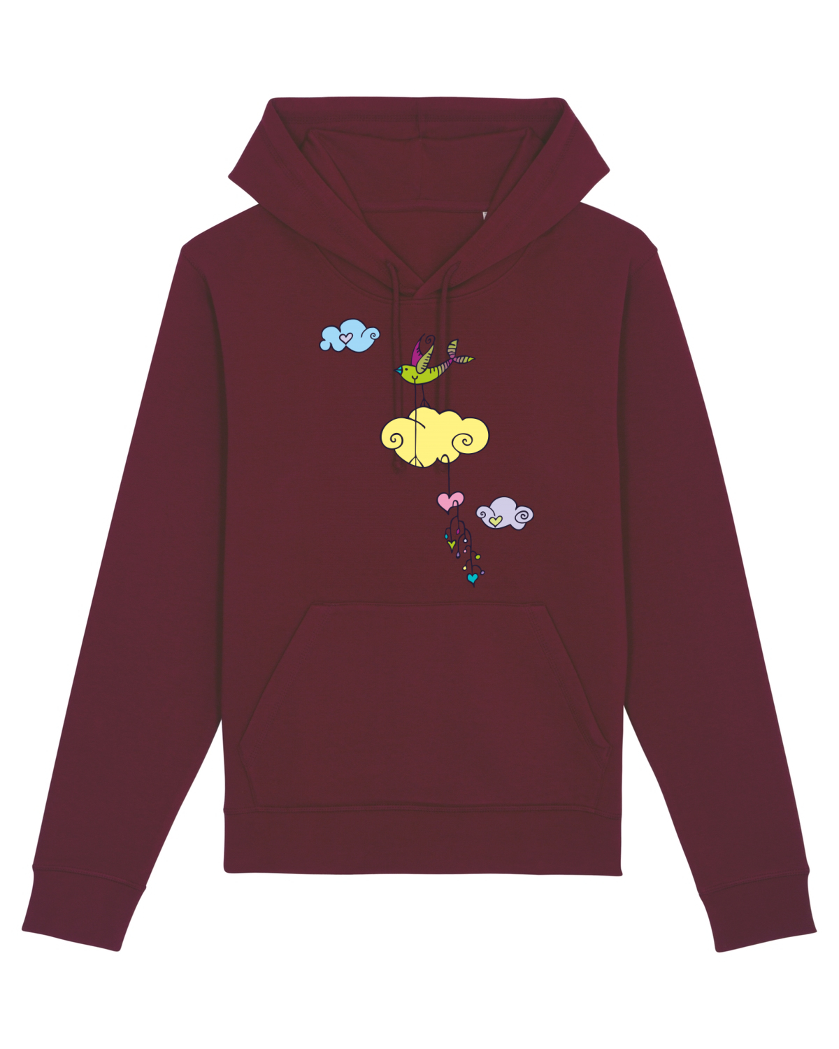 Hanorac Unisex Drummer Burgundy