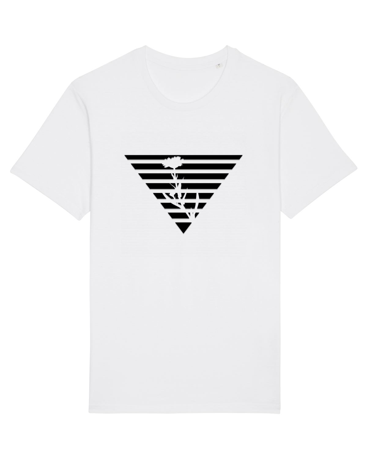 Tricou mânecă scurtă Unisex Rocker White
