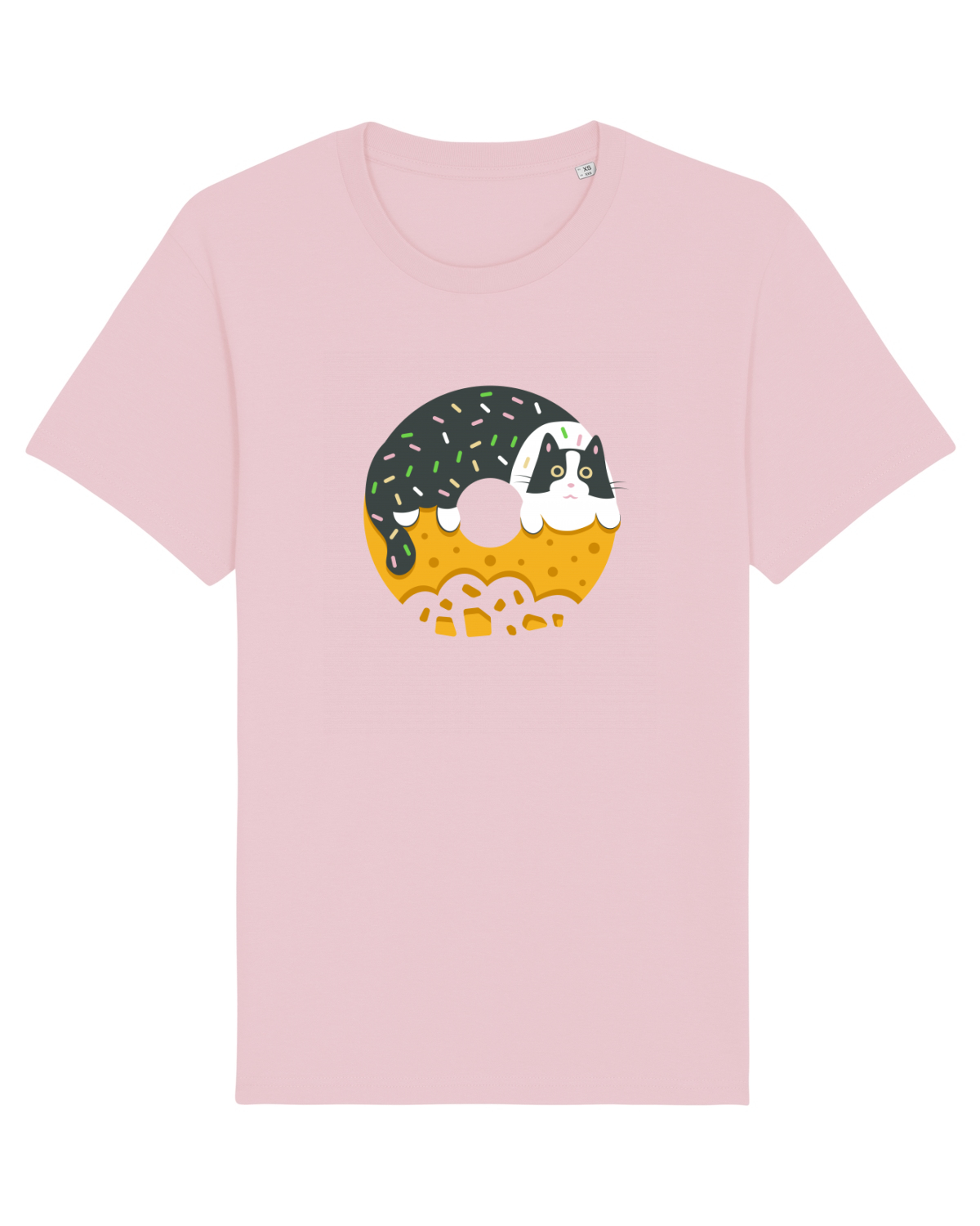 Tricou mânecă scurtă Unisex Rocker Cotton Pink