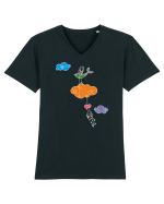 birdyStage_I-3 Tricou mânecă scurtă guler V Bărbat Presenter